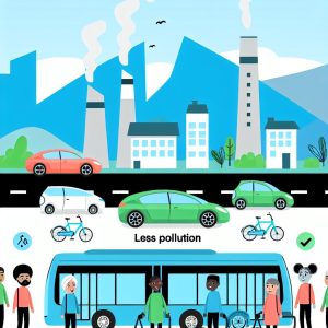 Vad är fördelen med att använda elfordon för transport?