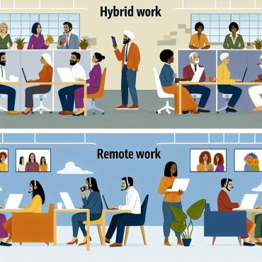 Vad är skillnaden mellan hybridarbete och distansarbete?