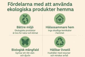 Fördelarna med att använda ekologiska produkter hemma