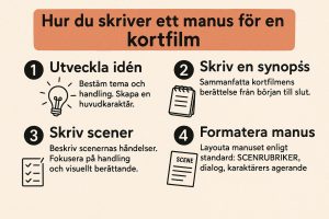 Hur du skriver ett manus för en kortfilm