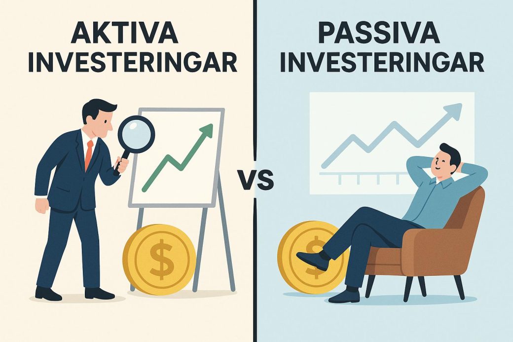 Vad är skillnaden mellan aktiva och passiva investeringar?