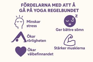 Fördelarna med att gå på yoga regelbundet Fördelarna med att gå på yoga regelbundet