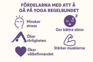 Fördelarna med att gå på yoga regelbundet
