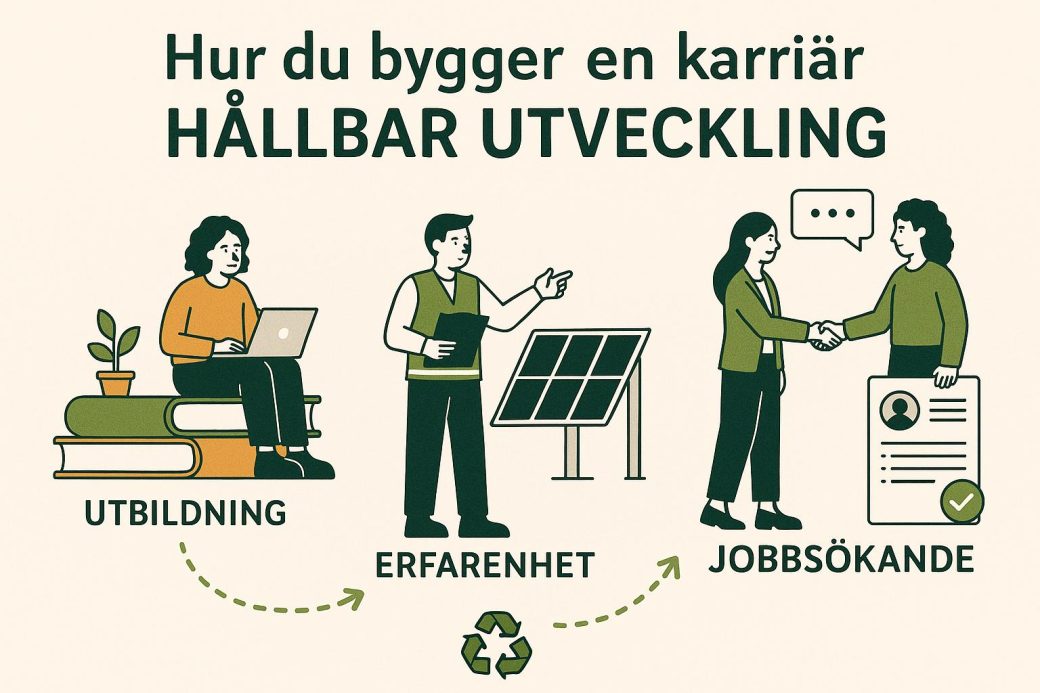 Hur du bygger en karriär inom hållbar utveckling