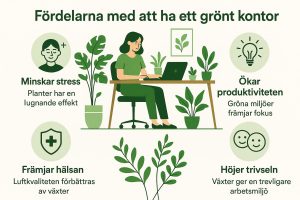 Fördelarna med att ha ett grönt kontor Fördelarna med att ha ett grönt kontor