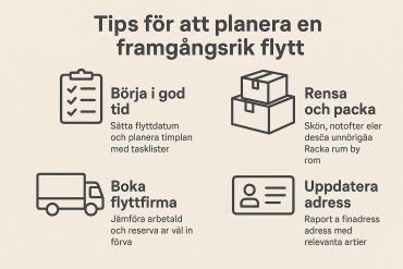 Tips för att planera en framgångsrik flytt