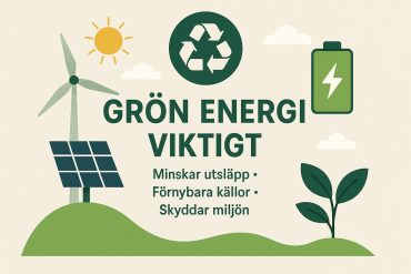 Vad är grön energi och varför är det viktigt?
