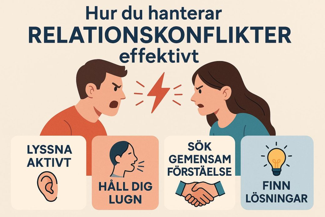 Hur du hanterar relationskonflikter effektivt