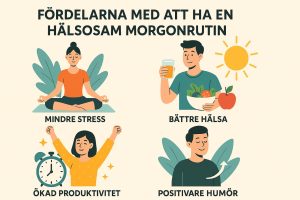 Fördelarna med att ha en hälsosam morgonrutin